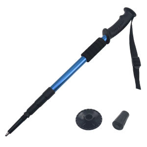 [Ready Stock] Hiking Stick Light Weight Trekking Pole Anti-Shock Adjustable Aluminium Leg Support Cane Stick Outdoor Walking Stick 登山杖