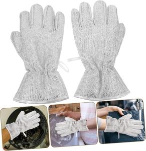 Steel Wire Dishwashing Gloves Cleaning Gloves Waterproof Thickened Wear-resistant Brush