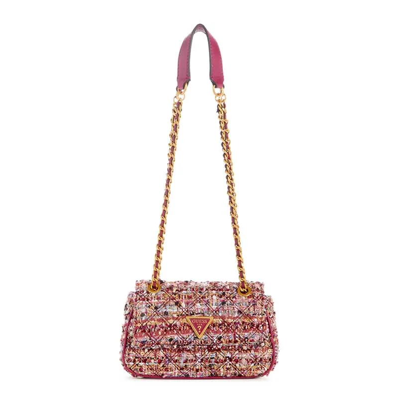 GIULLY MINI CONVERTIBLE CROSSBODY FLAP TAS GUESS ORIGINAL WANITA