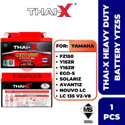 【100% ORIGINAL】THAI-X Heavy Duty Motorcycle Battery (YTZ5S) For Lc135/ Y15zr/ Y16/ Fz150/ Ego-S/ Avantiz (Sirim)
