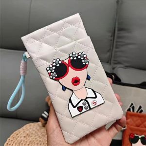 Glasses Storage Bag Automatic Closing Shrapnel Sheepskin Texture Niche Portable Sunglasses Sunglasses Protection Storage Bag眼镜收纳袋