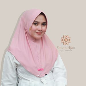 Daily Hijab HANA SERIES Instan Size M | Bergo Pet Antem Bahan Jersey - ETHERA HIJAB