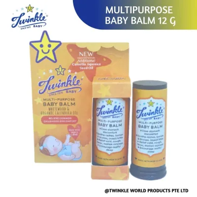 [SG Local Made] Twinkle Multipurpose Baby Balm 100% Natural Origin 12g TOP SELLER