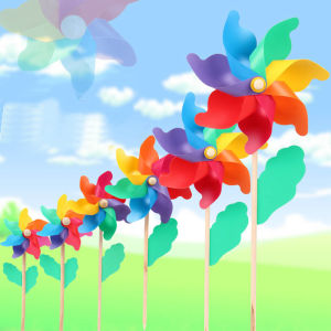 Whirligig Lawn Yard Ornaments Wind Spinner Kids Toy Windmill Garden Decor