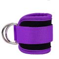 GEANAN Gym Cuff Cable Machines Resistance Ankle Straps Glute Workouts Ankle Buckle Leg Exercises Leg Strength Trainer Gym Workouts Double D-Ring Ankle Cuffs Cable Ankle Straps. 