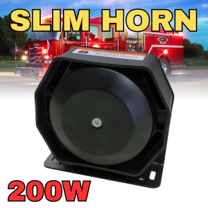 CPA (SOLD BY INDIVIDUALLY/ NOT SET) 200W and 300W Ultra Slim Metal Speaker Emergency Horn Sound System for Police Cars
