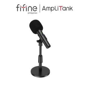 FIFINE AmpliTank TANK2 USB/XLR Dynamic Microphone for Podcast Recording Studio Handheld Mic Set with Desktop Stand for Vocal Voice Over Streaming