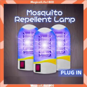 LED Electric Mosquito Killer Night Lamp Indoor Plug In Manual Switch Fly Bug Household Insect Trap Pest Repeller Lamp