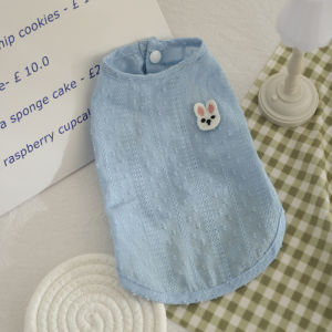 Dog Summer Clothes Dog Clothes Anti-Linting Pure Cotton Thin Anti-shedding Outdoor XS-XL
