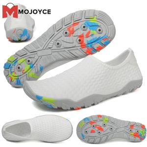 MOJOYCE Men Women Aqua Shoes Breathable Lightweight Water Shoes for Swimming and Water Sports Activities
