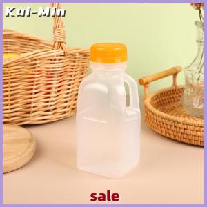 Kui-Min Hot 1 cái 320 500ml trong suốt trẻ em chai nước nhựa chai nước trái cây PET sữa chai nước giải khát với nắp Cắm Trại Đi Bộ Đường Dài drinkware