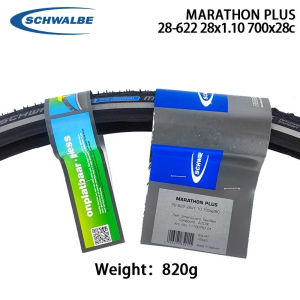 SCHWALBE MARATHON PLUS 28-622 28x1.10 700x28c Mountain Touring จักรยาน MTB จักรยานสีดํายางสายระดับ 7 K-Guard ขี่จักรยานอะไหล่