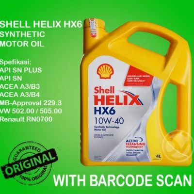 OLI HX 6 10W-40 KEMASAN GALON 4 LITER