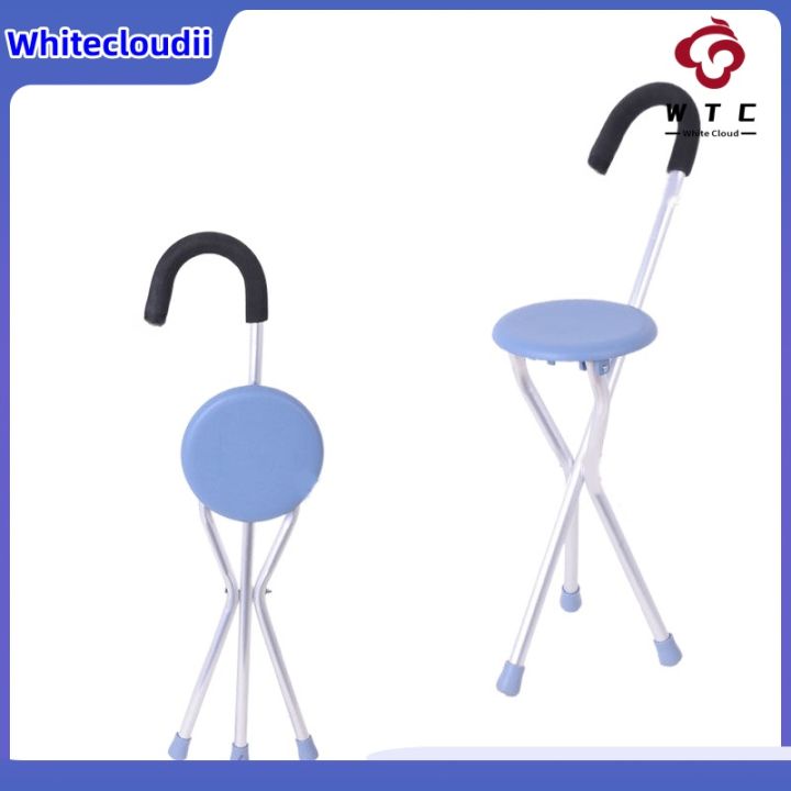 Cane Seat Combo 400 LBS Capacity Portable Cane Stool Handy Folding