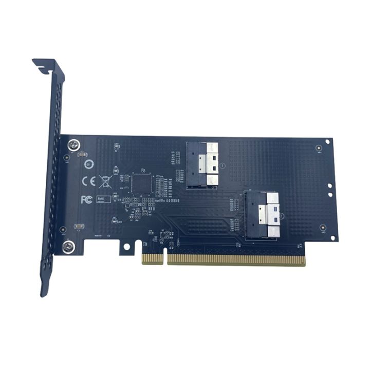 【DTR】-Graphics Card External Expansion Card 2 Port PCIE 4.0 16X to ...