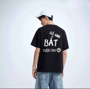 [HCM] XẢ HÀNG - ĐỒNG GIÁ 19K  Áo Thun Nam Nữ Form Rộng Hàn Quốc In Hình Đố Anh Bắt Được Em Độc Đẹp Vải Dày Mịn Thoáng Mát Thiết Kế Thời Trang Kiểu Dáng Năng Động Trẻ Trung