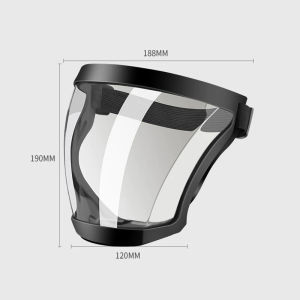 Mặt nạ bảo hộKính bảo hộ trong suốt Mặt nạ bảo hộ Chống Độc Phòng Bụi