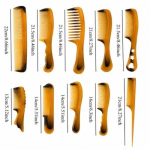 10PCS Hairdressing Comb Set Professional Hair Styling Cutting Combs for Barber Salon Home Hair Care