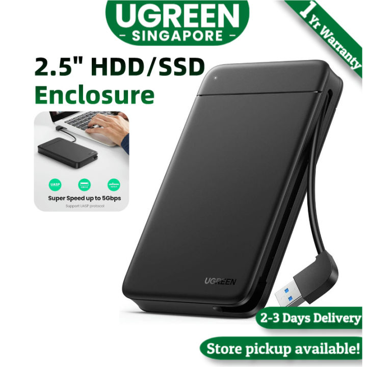 UGREEN Hard Drive Enclosure, USB to SATA III for Inch