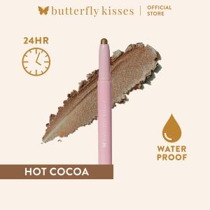 Butterfly Kisses 24H Waterproof Eyeshadow Stick | Hot Cocoa (Shimmer) | Smudge-proof Crayon