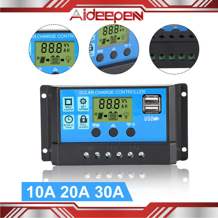 Solar charge controller Mppt 10A 20A 30A 100A pwm charge controler pwm ...