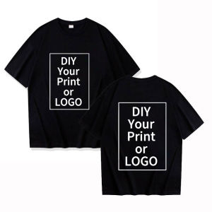 New Custom Tshirt Design Your Own Photo Text Professional Image Processing Short Sleeve Men Women Personalized T Shirts Gifts