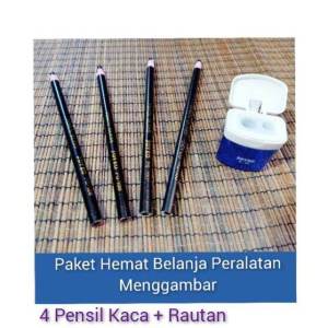Pensil Kaca Joyko Pensil Penebal Outline Dan Rautan Dua Lubang Rautan Pensil Penebal Peralatan Menggambar