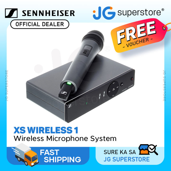 Sennheiser XS WIRELESS 1 Vocal Set Wireless Cardioid Microphone System with Up to 10 Compatible