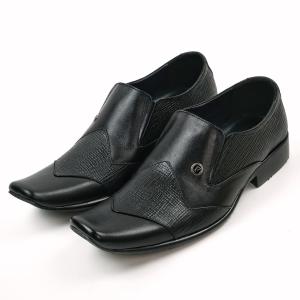 Sepatu Pantofel Pria Formal Kulit  Men Shoes Fold Design F660