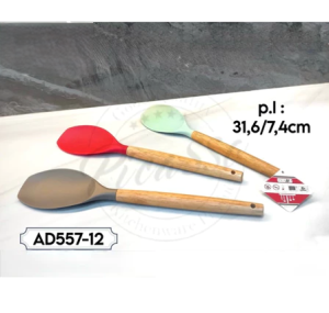 Spatula masak silikon / Sendok goreng silikon / sutil masak silikon / Sodet silikon BAGUS / Spatula kue adonan