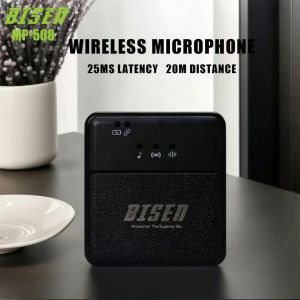 BISEN  MP-508 2.4G One By Two Plug And Play Lavalier Wireless Microhone.For Type C/For IPh.
