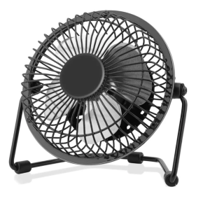 MS/Mini USB Table Desk Personal Fan Metal Design Quiet Operation 4 USB Cable Fan