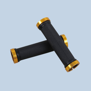 1Pair Bicycle Handle Bar Grips MTB Bike Single-sided Locking Handlebar Cover MTB Texture Anti-slip