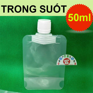 Túi Bình Chiết Mỹ Phẩm Nắp vặn 50 ml Tiện Gọn