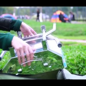 เตาปิ้งย่างสแตนเลส พับเก็บได้ มีที่จับ วัสดุแข็งแรง BBQ GRILL Model : BBQ