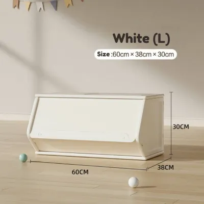 Kids Toy Storage Cabinet Multipurpose Stackable Bedroom Living Room Storage Box Organizer