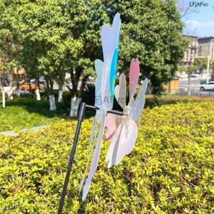 [COD] LFjAFvc 1PC Sunflower/Butterfly Windmill pinwheel ที่มีสีสันเลื่อมกังหันลม