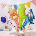 Balon Foil Pentungan Tongkat Gambar Kartun Ballon Pentungan Tangan Balon Pesta Dekorasi Ulang Tahun Satuan Perlengkapan Pesta HM. 