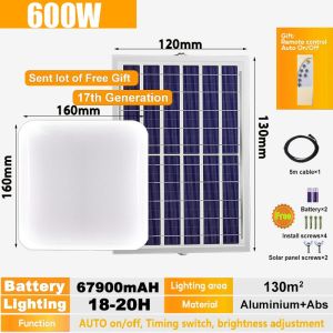 buy1 take 1 solar ceiling light 1500W solar light outdoor waterproof Solar light indoor light automatic night light with remote emergency light solar street light solar lamp COD 7DAYRETURN