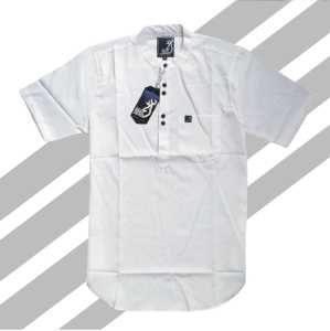 TERLARIS baju koko biru langit lengan pendek pria dewasa terbaru 2025