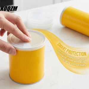 KOQZM Reusable Leak Proof Plastic Lids Assorted Sizes Tight Seal Replacement for Home Kitchen Food Storage Canisters Jars and Cups