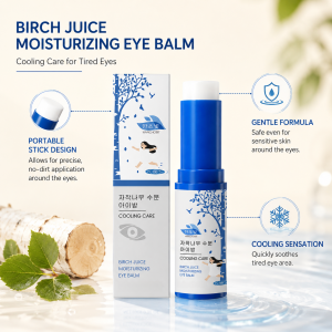 [Authentic] Korean Cooling Birch Juice Moisturizing Eye Balm - For eyebags Massage Stick Eye Care 10g
