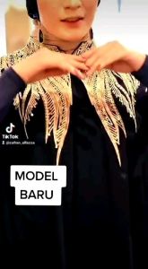 Kaftan Kondangan Fuji Gratis Manset Gamis dan Turban Kepala