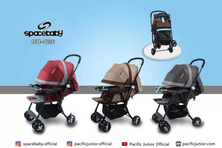 Baby Stroller Spacebaby SB 6215 Kereta Dorong Bayi Spacebaby SB