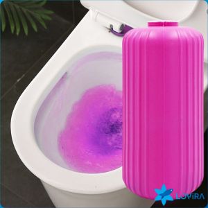 LoviRa Bathroom Pot Automatic Blue Soap Flush Deodorizer Toilet Bowl Disinfectant Odor Remover