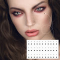 1 Sheet Temporary Tattoo Black Tear Mole Stickers Black Waterproof Sexy DIY Body Art Fake Tattoo Sketch Face Eye Corner Beauty Moles. 