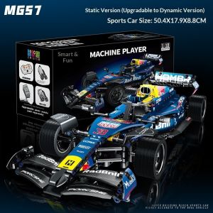 1:10 Model F1 Formula Racing Car Building Blocks Toys Assembling Toys for Boys Childrens Day Gift