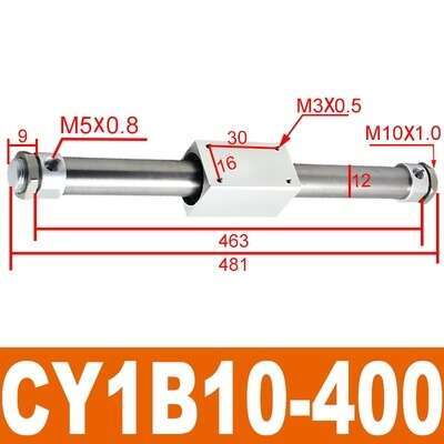 [TIANXIN MALL] Cy1b Magnetically Coupled Rodless Cylinder Cy1b10-100 ...