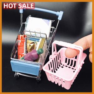 🔥🔥🔥dingdaocunz Dollhouse Miniature Shopping Basket Pretend Play Toys furniture