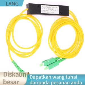 LANG 1Pc 1x2 FTTH Fiber Optic Splitter 1 Point 2 Fiber Optic Splitter Box Tapered 1 To 2 Splitter Box SC APC Computer Accessories